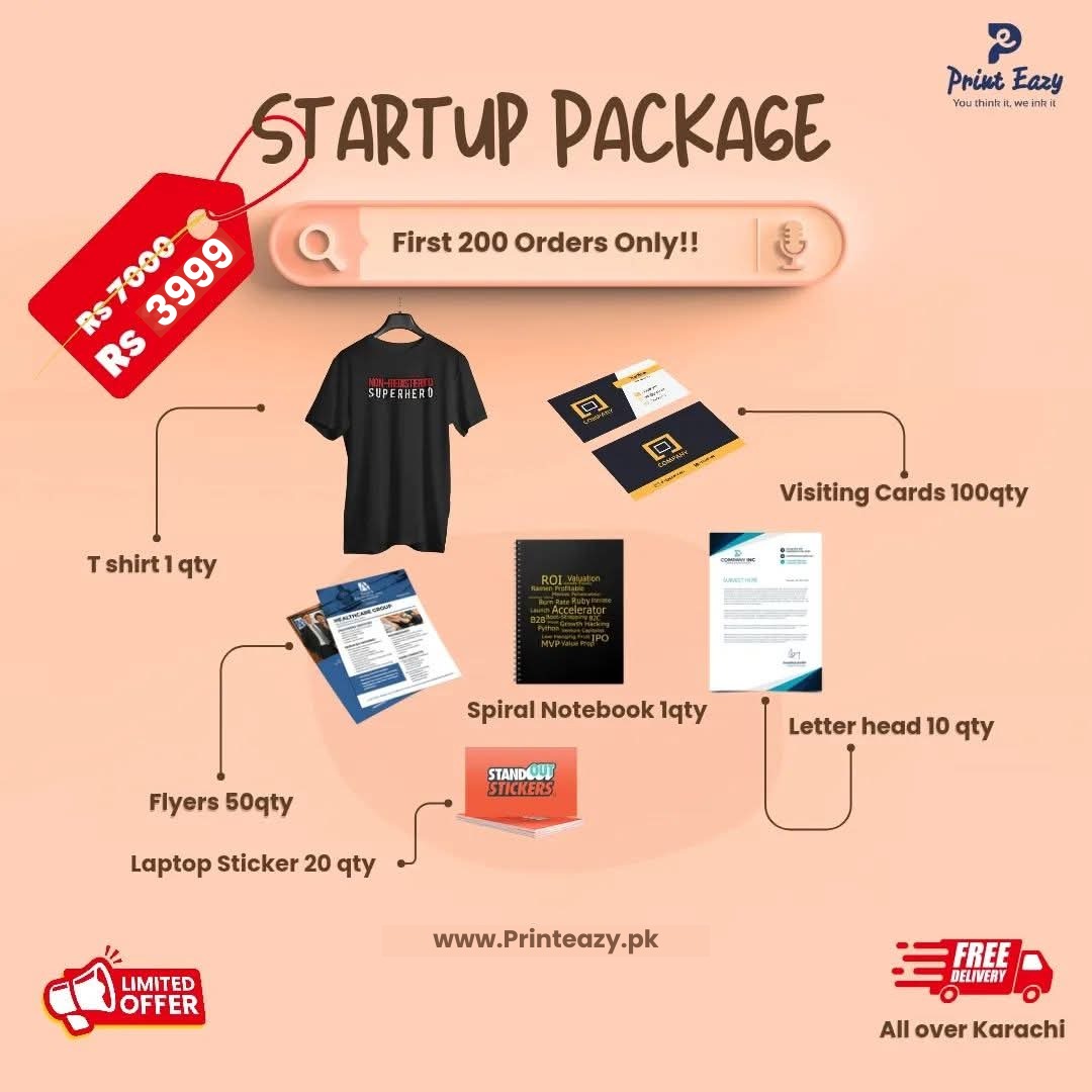Startup Package by Print Eazy – Print Eazy